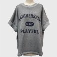 画像1: [cocora]トップス・Tシャツ ロゴ入り前後2WAYワイドベスト (1)